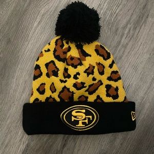 Leopard San Francisco 49ers Beanie 